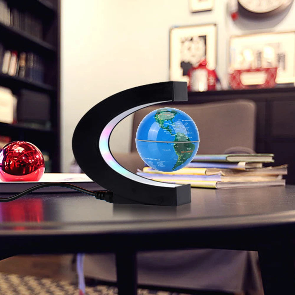 Floating Magnetic Levitation Globe LED Lamp thumbnail 5